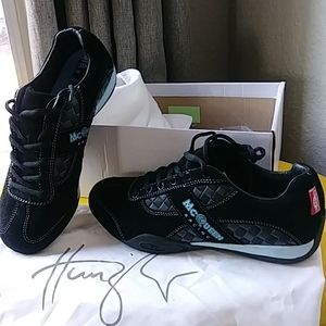 Hunziker Steve McQueen "track day" racing shoes. US 5 Euro 38